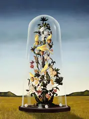 Perfect World 1998 by David Keeling, 1998, oil on linen, sold May 2013