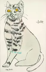 Andy Warhol, Sam, offset lithograph with hand-colouring