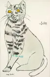 Andy Warhol, Sam, offset lithograph with hand-colouring