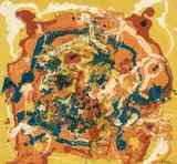 Ralph Balson, Matter c1960, c1960, enamel on board