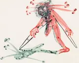 Arthur Boyd, The Fallen Pilgrim 1969, 1969, watercolour on paper