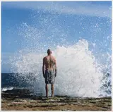 Rex Dupain, Splash Man 2006, 2006, Type C photograph