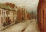 Eric Wilson, Roland St Belfast, oil on board