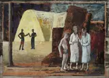 Jeffrey Smart, The Boxing Lesson 1953