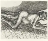 Before the Fourth 2004 by Lucian Freud, 2004, etching on Somerset white paper, sold Dec 2012