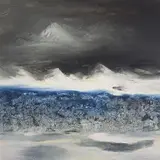 Antarctic 1964 by Sidney Nolan, 1964, oil on canvas, sold Dec 2012