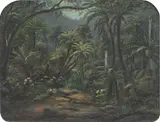 Eugene von Guerard, Ferntree Gulley 1857, 1857, oil on canvas on panel