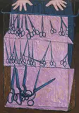John Brack, The Scissors Shop 1963
