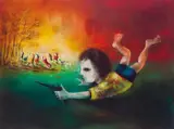 David Boyd, Ambush 1968, 1968, oil on canvas