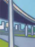 Howard Arkley, Freeway (over pass)