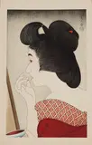 Torii Kotondo, Rouge 1933, 1933, woodblock