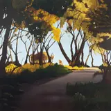 David Keeling, Road to West Head (Summer Study) 2001