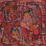 Elaine Haxton, New Faces in the Willow Pattern 1963
