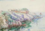 John Peter Russell, Belle-Île 1907, 1907, watercolour and pencil on paper