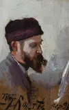 Tom Roberts, Portrait of Alec King 1889