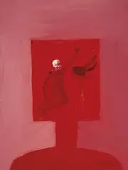 Mask III 1979 by Sidney Nolan, 1979, oil on canvas, sold Sep 2012