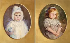 (i) Mary McCubbin c1893-94 by Frederick McCubbin, c1893-94, oil on canvas, offered Sep 2012