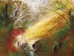 Fallen Bride and Stream c1963 by Arthur Boyd, c1963, oil on canvas, offered Sep 2012
