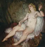 Green Bracelet by Norman Lindsay, oil on canvas, offered Sep 2012