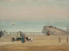 Brighton c1905 by Charles Conder, c1905, oil on canvas, sold Sep 2012