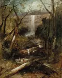 John Skinner Prout, Willoughby Falls, New South Wales c1842