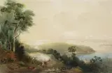 Conrad Martens, View of Sydney from the North Shore 1849