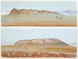 Fred Williams, Karratha Station (Pilbara Series) c1979, c1979, gouache on paper