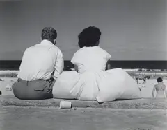Stiff nor' easter, Bondi 1940s by Max Dupain, 1940s, sold Sep 2012