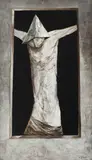 Yosl Bergner, The Clown 1971, 1971, oil on canvas