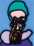 Icon Head 1997 by Howard Arkley, 1997, synthetic polymer paint on paper, sold Sep 2012