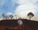 Robert Dickerson, Shifting Rocks, Cambewarra, synthetic polymer paint on canvas