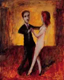 Dance 1997 by Garry Shead, 1997, oil on composition board, offered Jun 2012