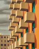 Jeffrey Smart, Holiday 1971, 1971, oil on canvas