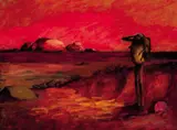 Russell Drysdale, Red Landscape 1958, 1958, oil on canvas