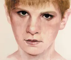 Cherry Hood, Conrad 2003, 2003, watercolour and varnish on canvas