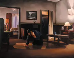 Julia Ciccarone, Gregory Heard the Sound of One Hand 2002, 2002, oil on canvas