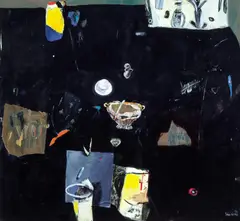 Susan Norrie, Untitled 1979, 1979, oil, gouache and collage on paper