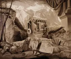 Stephen Bush, Alpine Engine 1995, 1995, oil on canvas