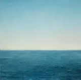Chris Langlois, Ocean (Blue and Blue) no.6 2000, 2000, oil on canvas