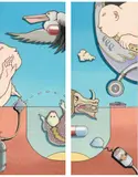 Guan Wei, Treasure Hunt No.18 (diptych) 1995