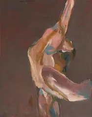 Study for Dancer 1960 by Fred Williams, 1960, oil on masonite, offered Jun 2012