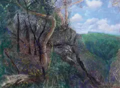 Sunlight and Shadow, Goomoolahra 2001 by William Robinson, 2001, pastel on paper, offered Jun 2012