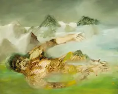 Gorilla 1963 by Sidney Nolan, 1963, oil on composition board, sold Jun 2012