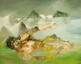 Gorilla 1963 by Sidney Nolan, 1963, oil on composition board, sold Jun 2012
