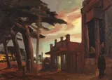 Evening by the Sea 1998 by Rick Amor, 1998, oil on linen, sold Mar 2012