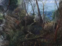 William Robinson, Sunlight after Rain, Tallanbanna 2001, 2001, pastel on paper