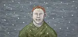 Peter Booth, Painting (Figure in olive jumper) 2005