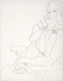 Henri Matisse, Jeune Femme Assise (Young Woman Seated) 1942
