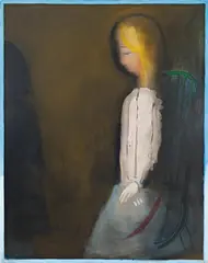 Veiled Light 1972 by Charles Blackman, 1972, oil on canvas, sold Mar 2012