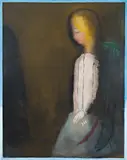 Veiled Light 1972 by Charles Blackman, 1972, oil on canvas, sold Mar 2012